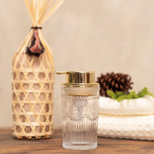 Holly Liquid Soap Glass Dispenser