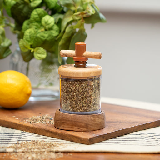 Clemence Herbs de Provence Mill – Olive Wood