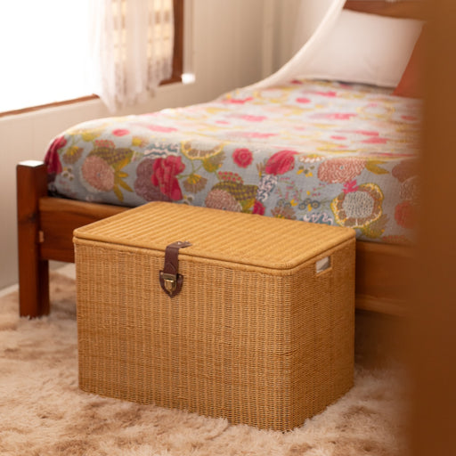 Patrice Handwoven Chest with Snap Lock