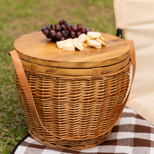 Mercedes Rattan Picnic Basket