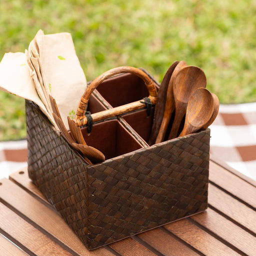 Menorca Pandan Cutlery Caddy