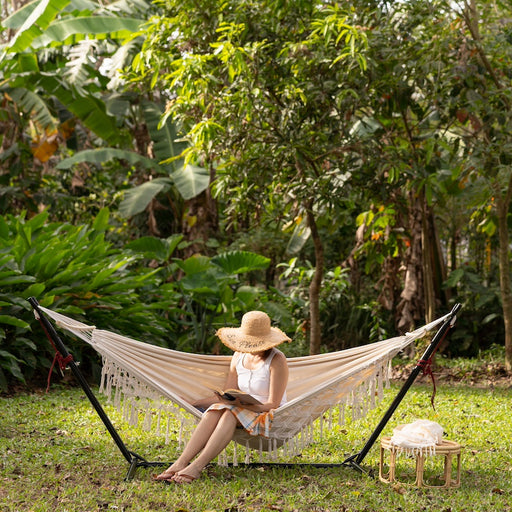 Mercedes Outdoor Hammock- Off White