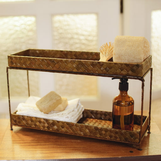 Felicia Bathroom Tray 2-tier