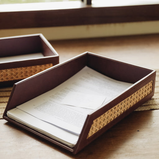 Storage solutions to organize your work desk, office files, and important documents. No more dull or generic storage pieces. Create a clutter-free space by using any of our multi-purpose boxes and bins. Embellished with interesting details lovingly made in the Philippines. Available online through Domesticity.