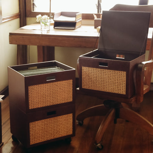 Storage solutions to organize your work desk, office files, and important documents. No more dull or generic storage pieces. Create a clutter-free space by using any of our multi-purpose boxes and bins. Embellished with interesting details lovingly made in the Philippines. Available online through Domesticity.