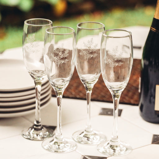 Featuring an etched juniper design, this set adds timeless and classic elegance to intimate gatherings for this holiday season. Dining table accessories available online through Domesticity in the Philippines.