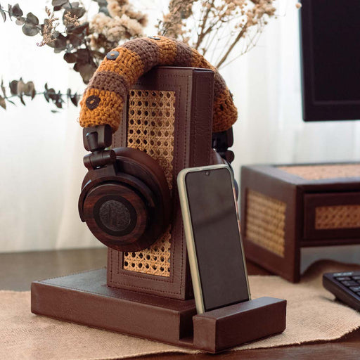 Keeps your tech gadgets within reach and your desk clutter-free. A stand for both your headset and mobile phone. Aesthetically pleasing while seamlessly blending in with your home office interiors. Practical organizing accessories to help set up your office as we safely work from home. Available online through Domesticity.