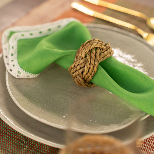 Marin Set of 4 Natural Seagrass Napkin Rings