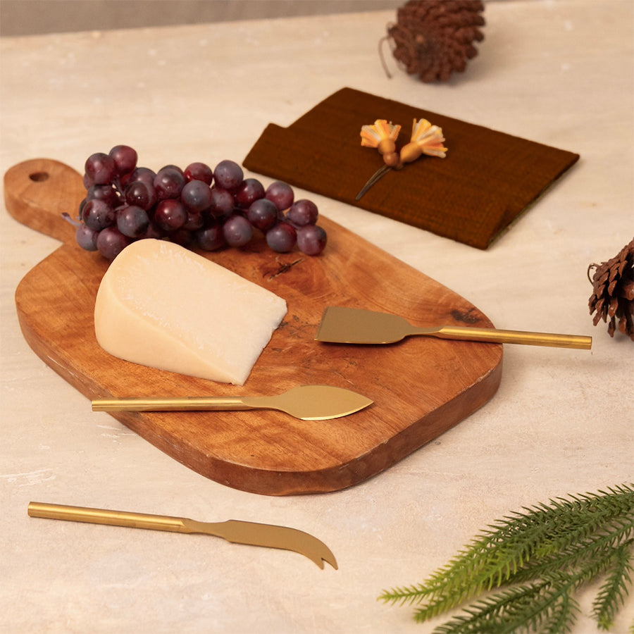 Noelle Stainless Steel Cheese Knives Set of 3