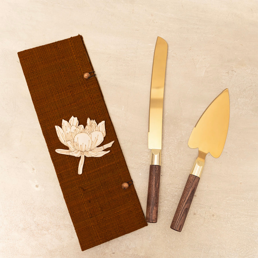 Noelle Cake Slicer and Server Set