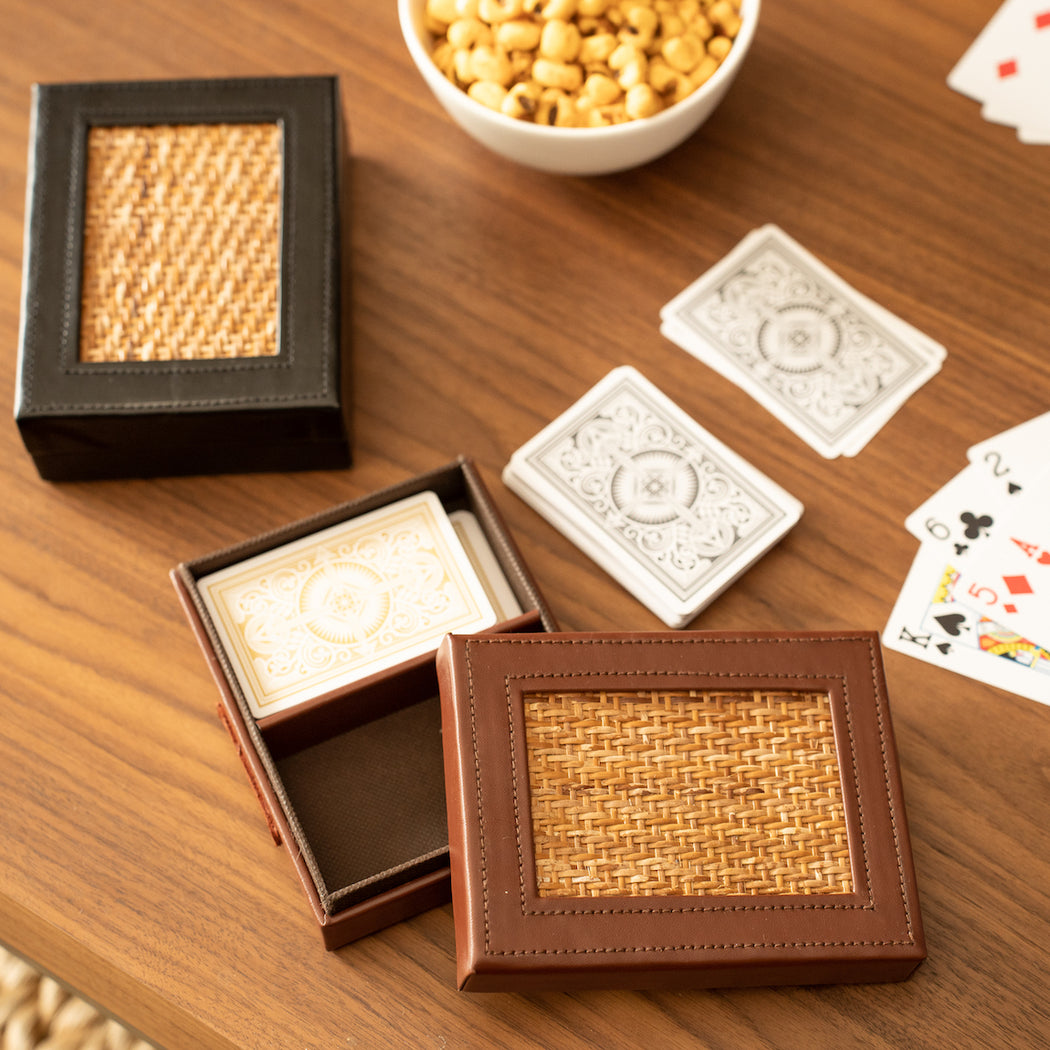 These decks of cards will add a touch of playfulness to your coffee table and will provide endless entertainment with friends and family. Ideal gifts to give to those special to you. Crafted in the Philippines by Domesticity. Available online via www.mydomesticity.com