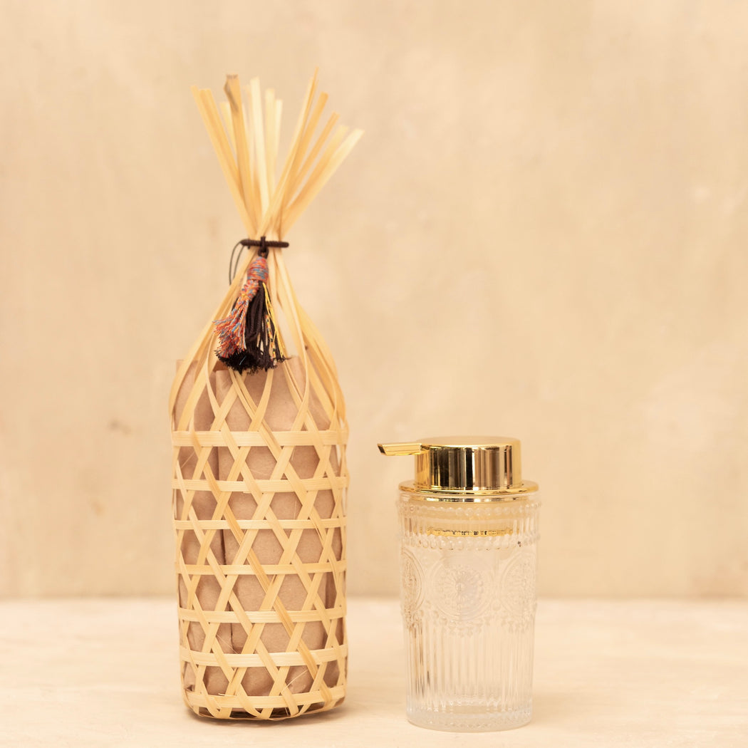 Holly Liquid Soap Glass Dispenser