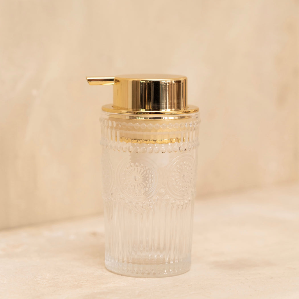 Holly Liquid Soap Glass Dispenser