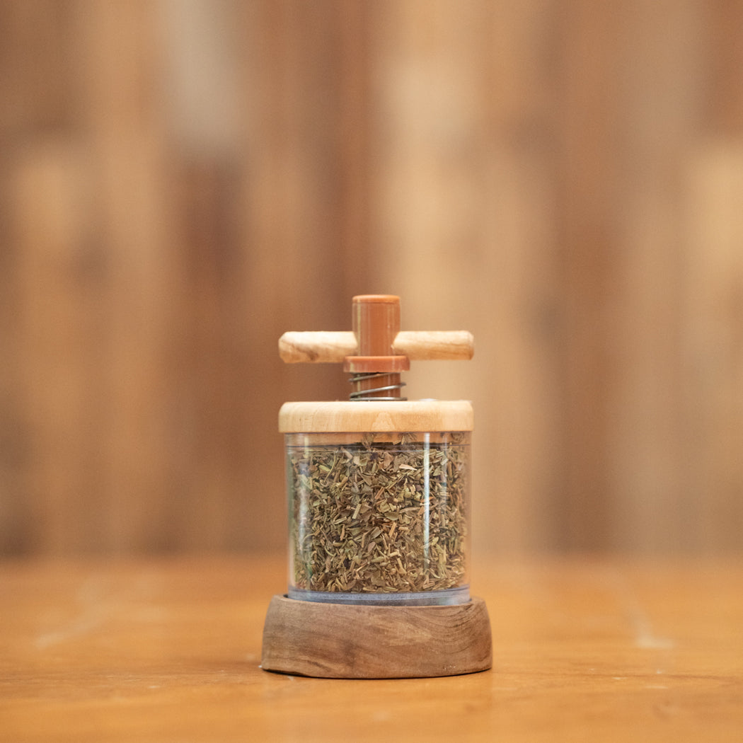 Clemence Herbs de Provence Mill – Olive Wood
