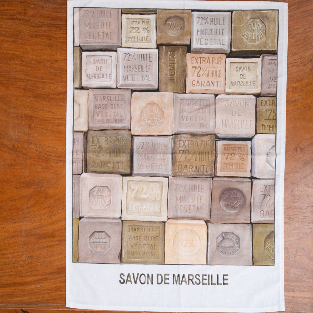Savon de Marseilles French Cotton Kitchen Towel