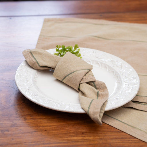 Margaux French Cotton Linen Table Napkins Set of 4