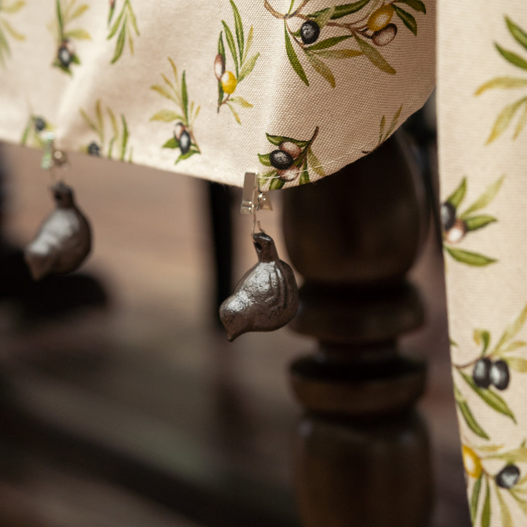 Esme Tablecloth Weights Set of 4 – Metal Bird Design