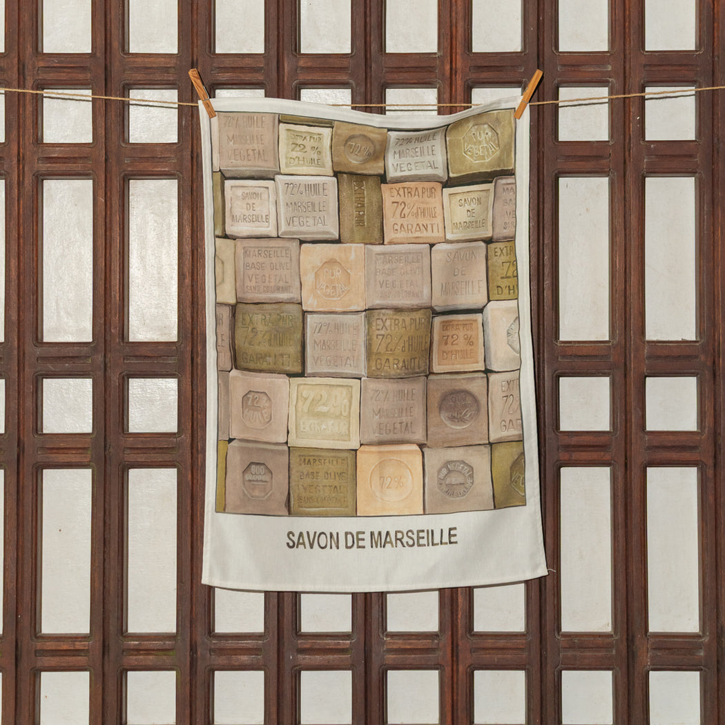 Savon de Marseilles French Cotton Kitchen Towel