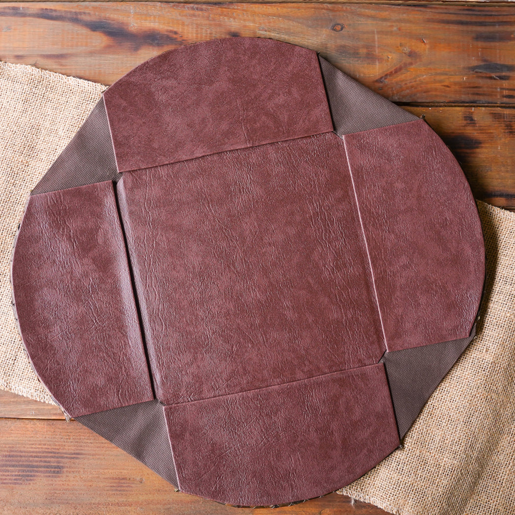 Magdalena Woven Pandan Bread Basket with Handprinted Fabric Liner