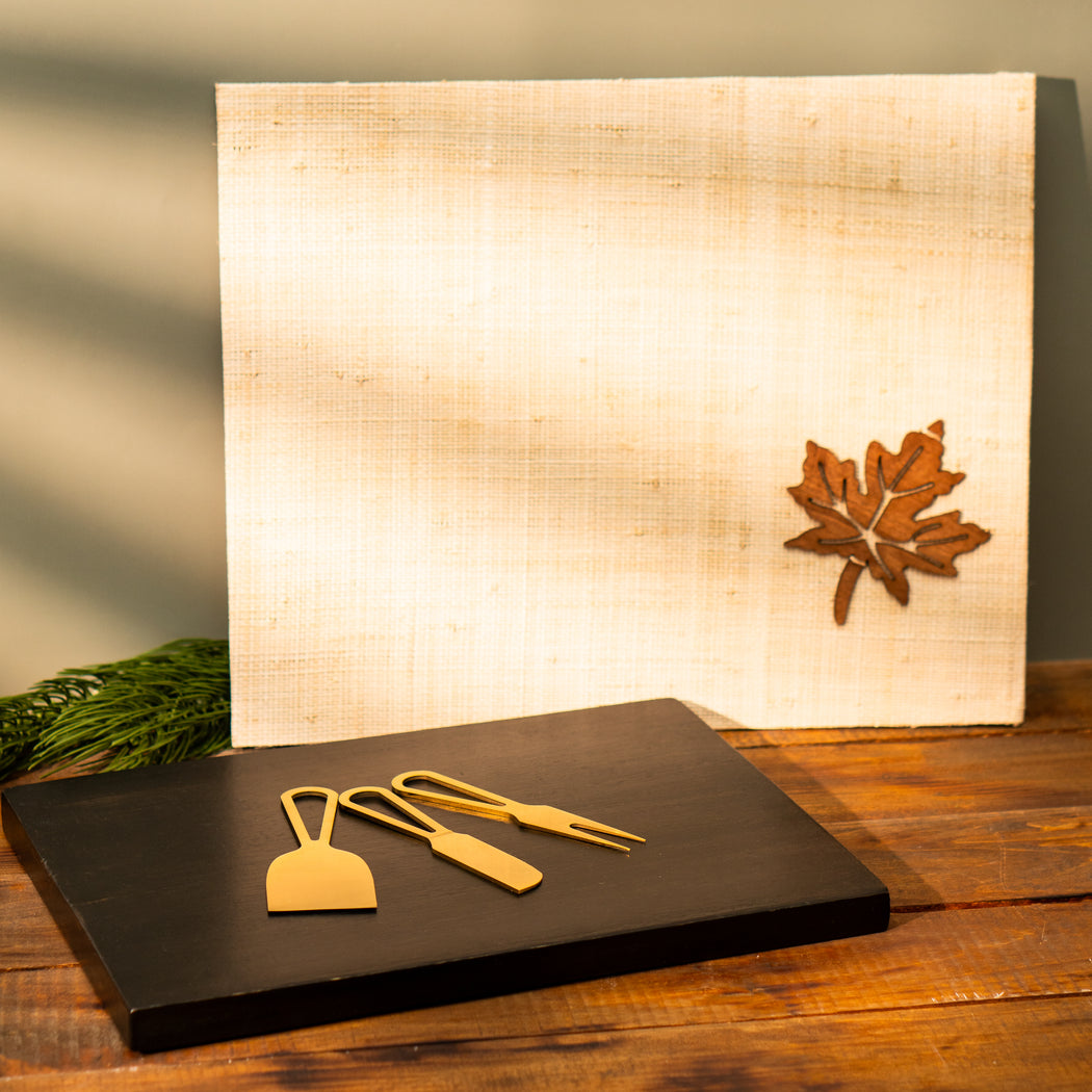 Clara Cheese Board with Cheese Knives