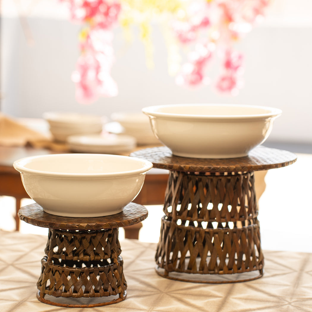 Native Food Riser Severine Woven Food Riser — Domesticity