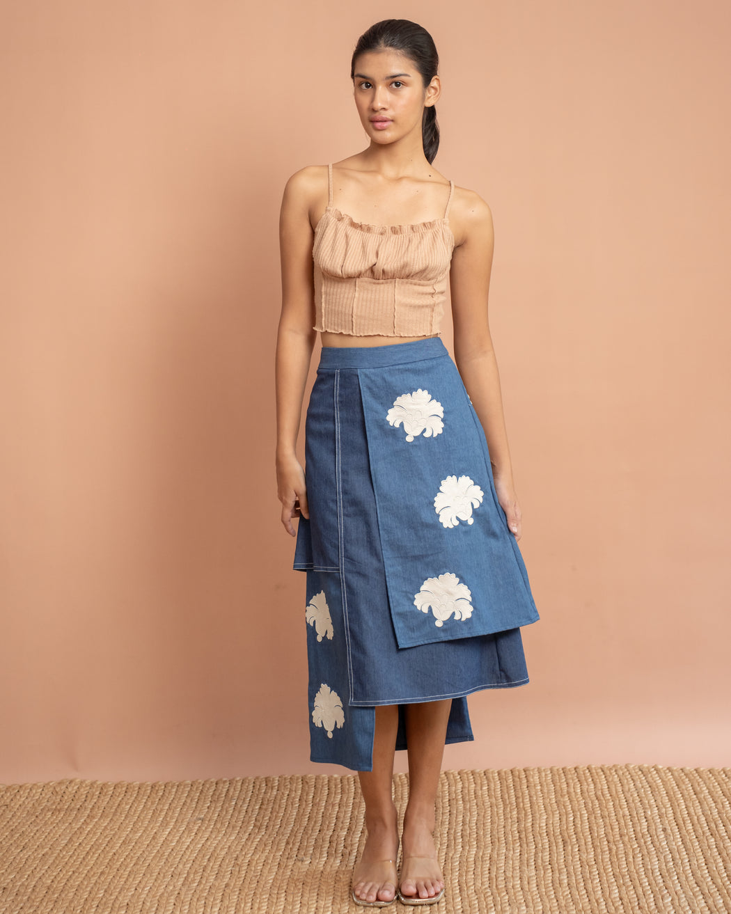 Bernice Applique Embroidered Skirt