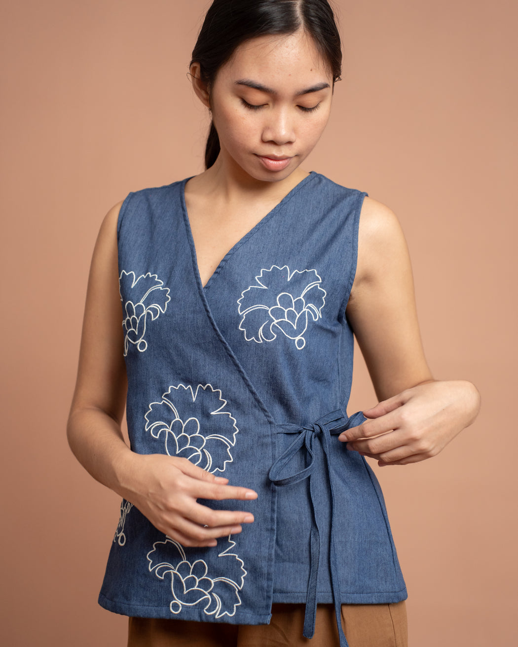 Leila Wrap Blouse