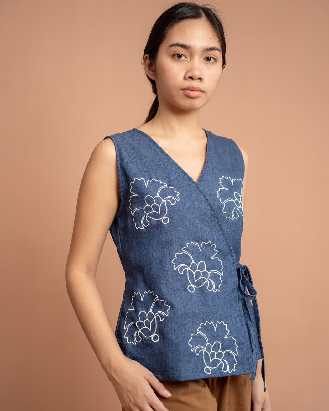 Leila Wrap Blouse