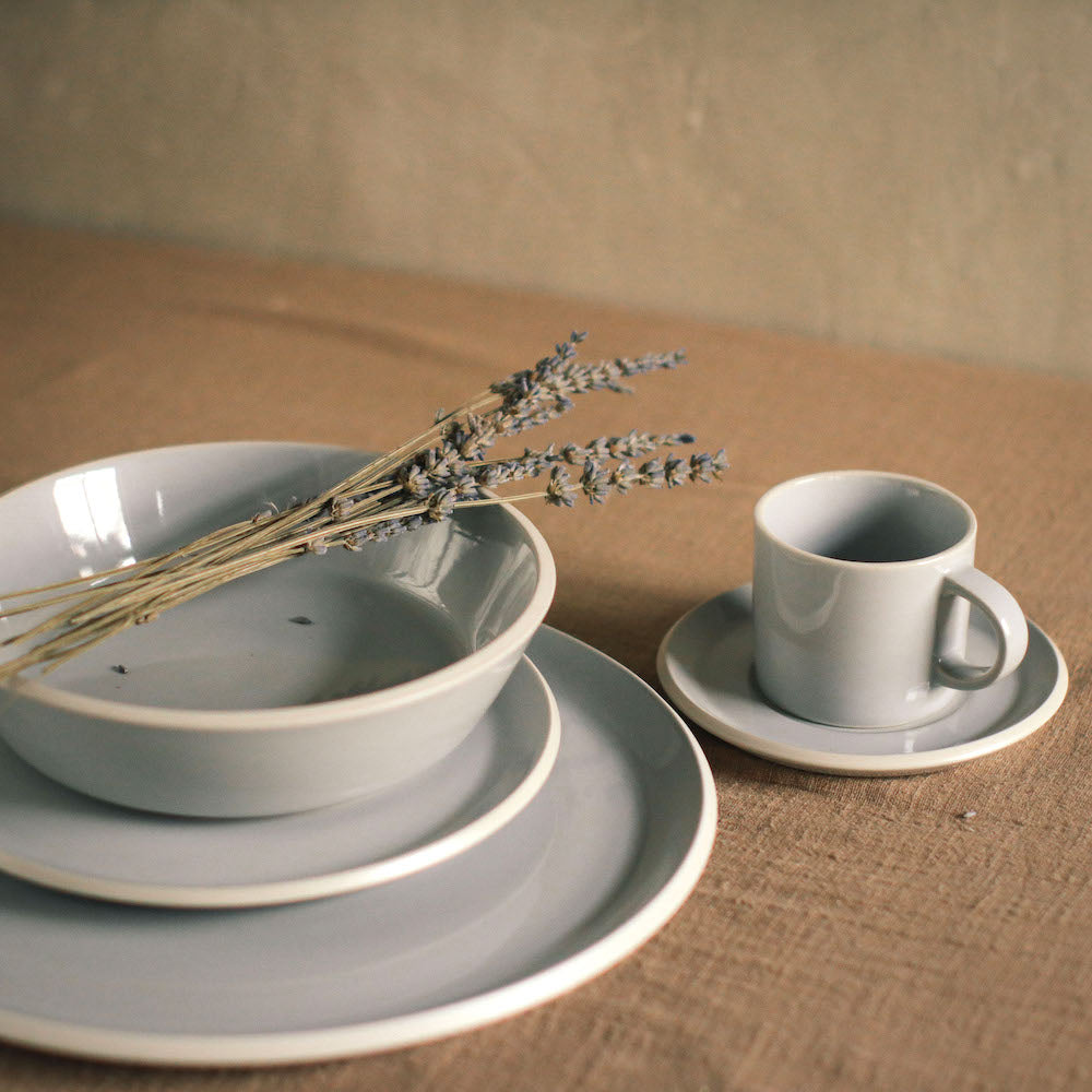 A timeless design dinnerware set that serves the perfect backdrop for all your favorite recipes. Dining table accessories available online through Domesticity in the Philippines.