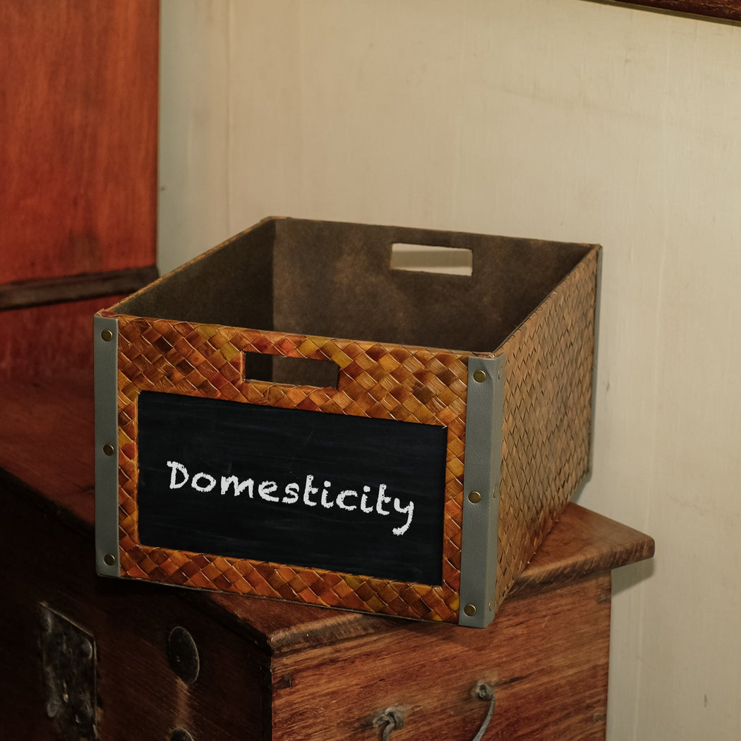 Explore Domesticity’s wide range of storage bins, storage organizers, storage baskets, and document storage boxes. Beautifully handcrafted in the Philippines. Inspired by the rustic lifestyle in Provence. 