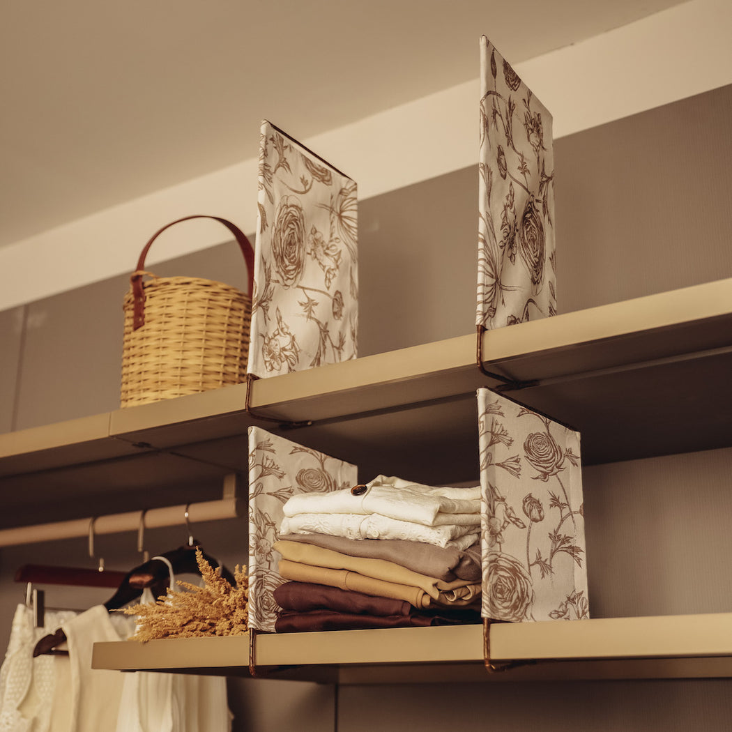 No more dull or generic storage pieces. Create a clutter-free closet by using any of our multi-purpose boxes, bins, and accessories. Available online at Domesticity, Philippines.